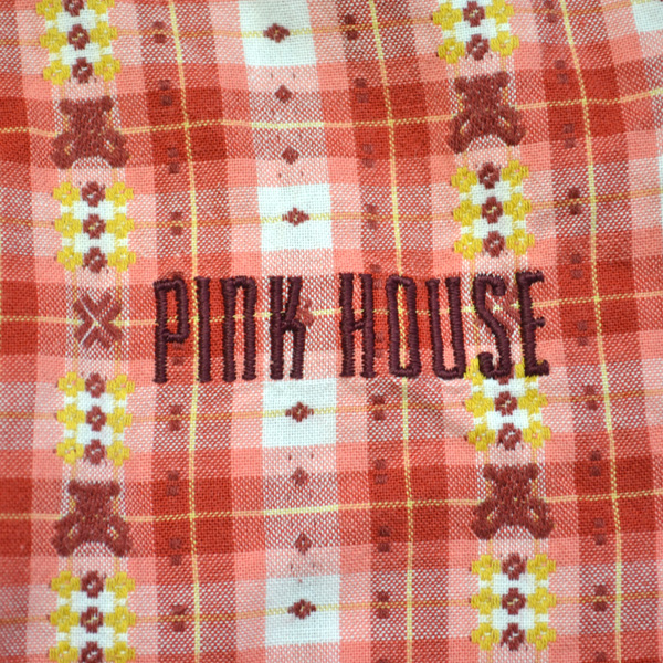 ピンクハウス/女性用/半袖パーカーワンピース/ピンクチェック