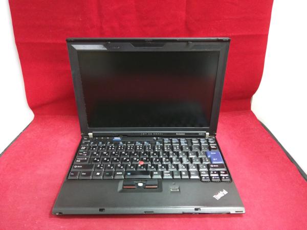 ジャンク【Lenovo】ThinkPad X201i Core i3 M 330/2G/HDD無; Lenovo