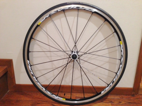 Mavic Ksyrium SR(後輪のみ)超美品、チューブラ、カンパフリー