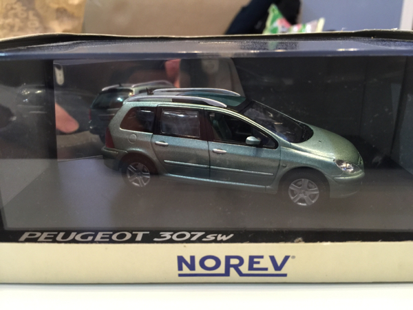 希少ノレブNOREV 1/43 Peugeot プジョー307SW オーロラグリーン(ノレブ 