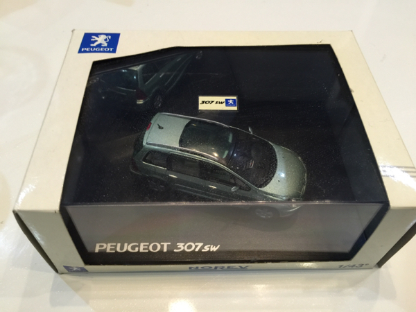 希少ノレブNOREV 1/43 Peugeot プジョー307SW オーロラグリーン(ノレブ 