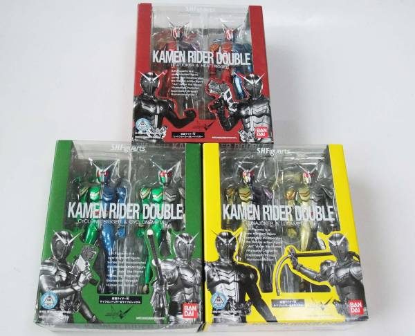 S.H.Figuarts 仮面ライダーW ヒート サイクロン ルナ 3種 未開封