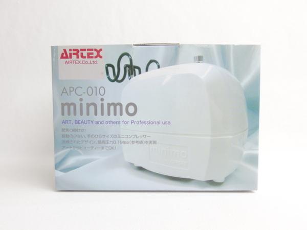中古品 APC-010 エアテックス 4minimo ミニコンプレッサー エアブラシ