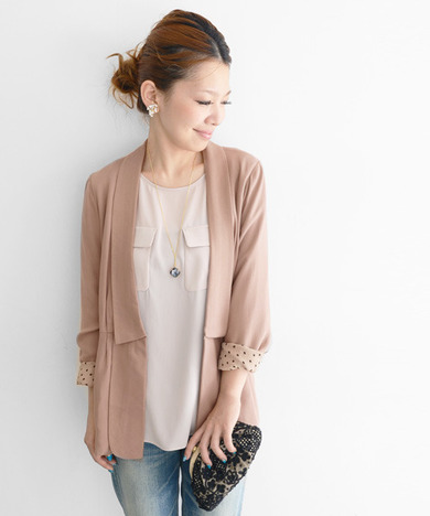 URBAN RESEARCH 定価1万4700円 薄手 ショールカラー ジャケット