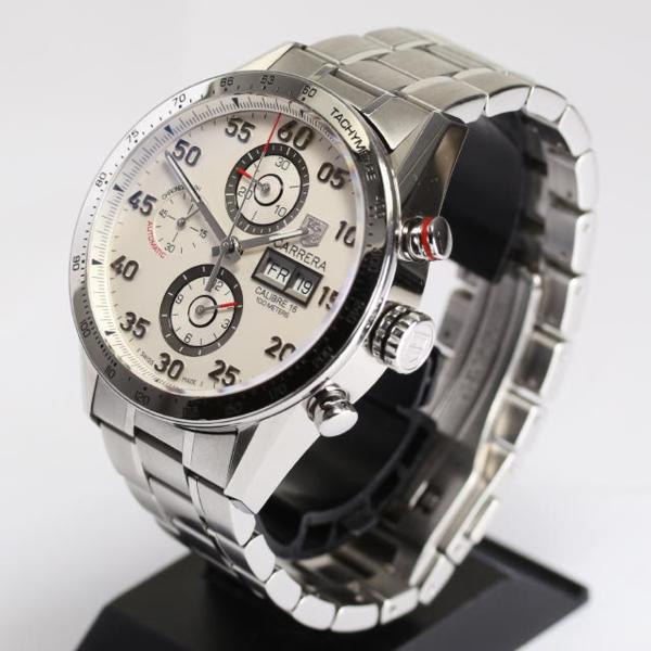 【タグホイヤー】カレラ キャリバー16 CA2A11 自動巻 メンズ☆