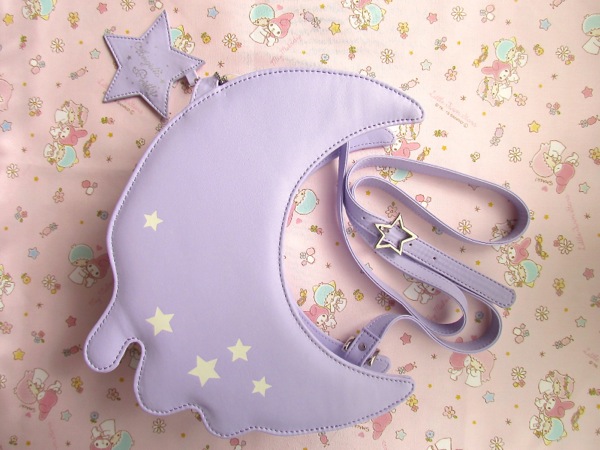 美品☆Angelic Pretty★Melty Moonショルダーバッグ★ラベンダー