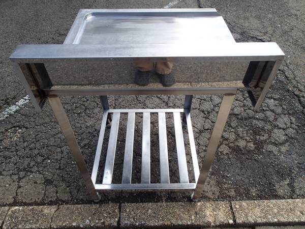 お得，安い 食器洗浄機用BG付左ソイルドクリーンテーブル 65cm×