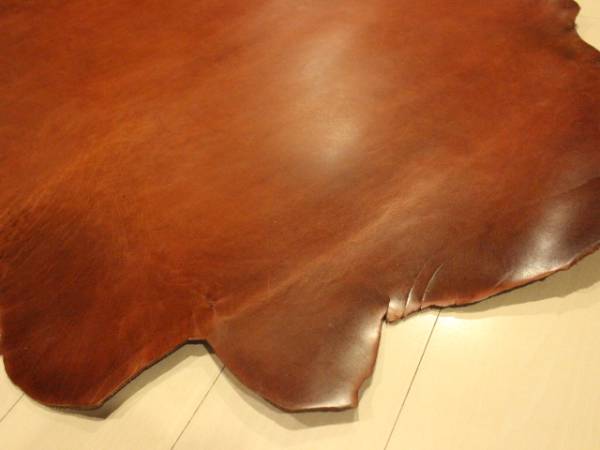 3.0～3.5㎜ヴィンテージブラウン☆ヌメ☆バッファロー☆120ｄｓ