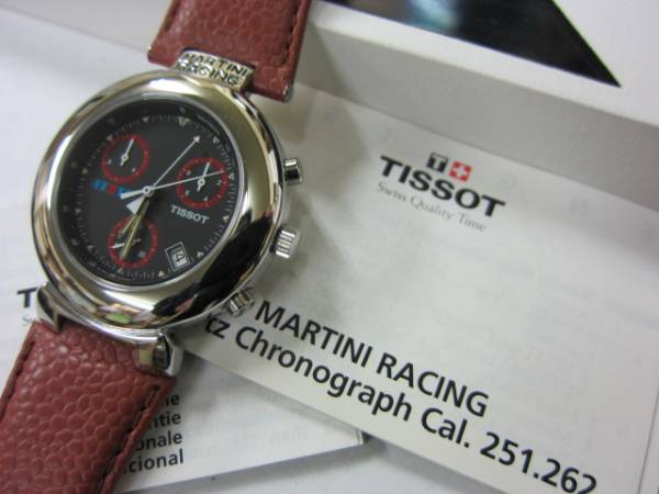 未使用】TISSOT マルティニ・レーシング クロノグラフ(ティソ 