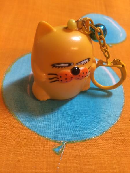 昭和レトロ★小学館 鈴付きキーホルダー【オヨネコぶーにゃん】