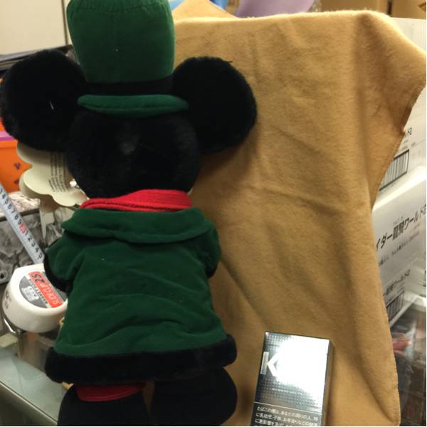 ミッキーマウス【ぬいぐるみ・タグ付き・アンティーク】