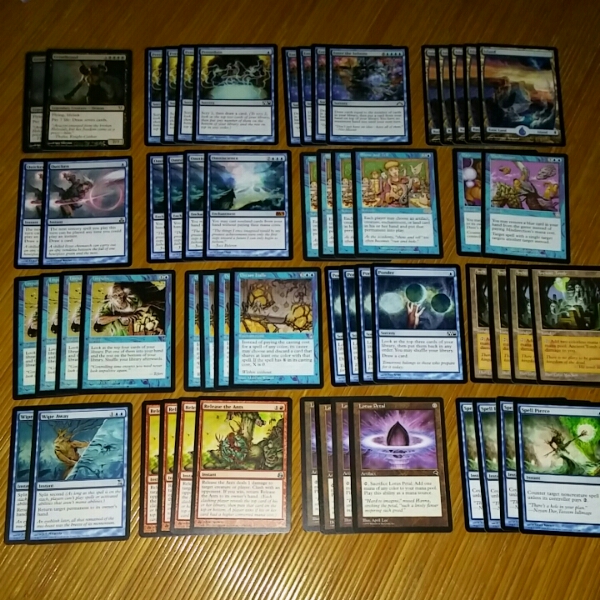 MTG 全知 デッキパーツ 実物提示教育 グリセルブランド 呪文貫き