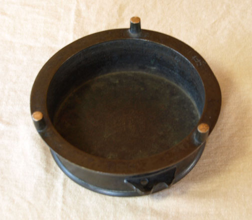 時代★古銅半鐘★1.8kg鉦鐘換鐘 祭囃子仏具消防 召集連絡 茶道具