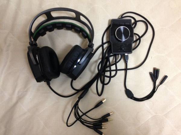 Razer Tiamat 7.1 アナログ接続 7.1 ゲーミング ヘッドセット