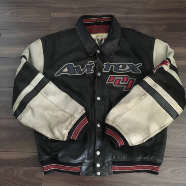 AVIREX アビレックス レザー 牛革 ジャンバー ブルゾン 訳あり