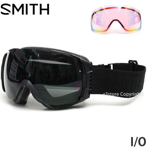 1円～ 16 Smith I/O BLK INTERCEPTOR BLACKOUT スミス ゴーグル