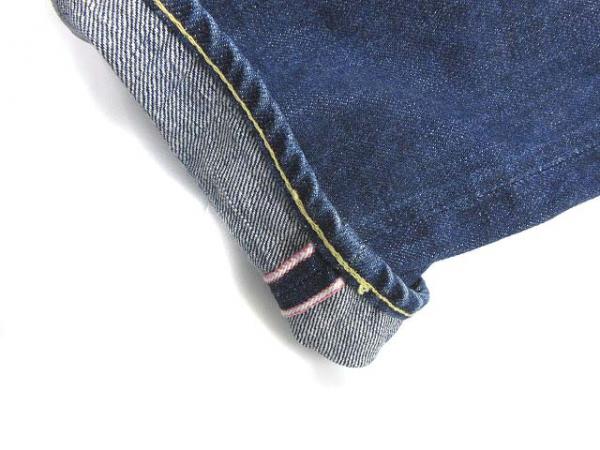 桃太郎ジーンズ デニムパンツ ストレート 銅丹 家紋 ロゴ W34