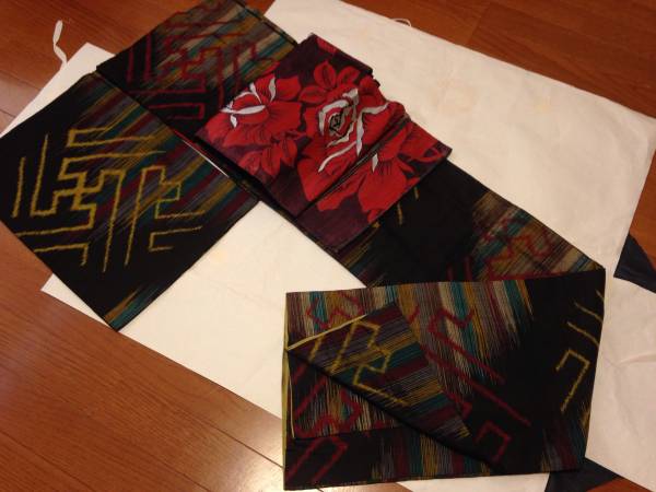 銘仙 渋可愛アンティーク 肩丈約155cm 大正ロマン