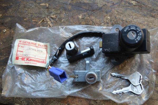 当時物 純正 新品 Z400FX 国内 E3 キーセット E2 E1