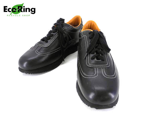 1円 超美品 エルメス クイック レザー スニーカー 41 1/2 AB470