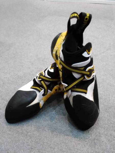 【新品・未使用】La Sportiva Solution White / Yellow EU39