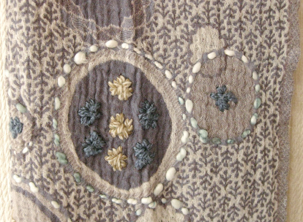 ■AS KNOW AS：アズノウアズ■オリエンタル柄ウールストール