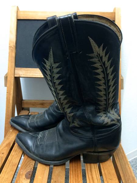 USA製 Tony lama ウエスタンブーツ 8EE トニーラマ 黒