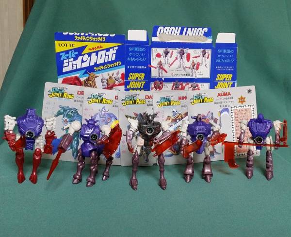 【ロッテ】食玩 スーパージョイントロボ 第12弾 5種 カード 箱有_1