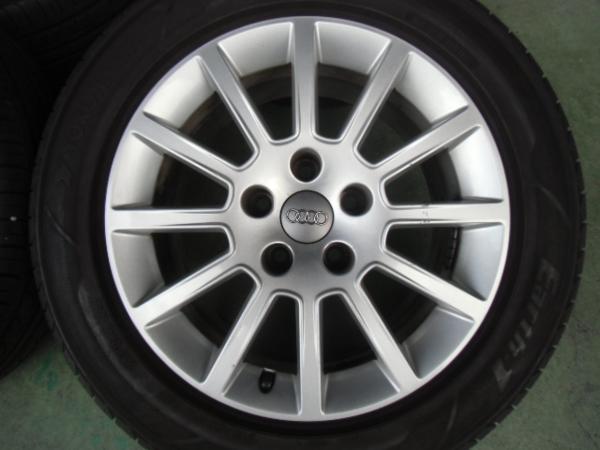 アウディ A4 純正 ホイールタイヤ 4本 215/55R16 ヨコハマ RONAL