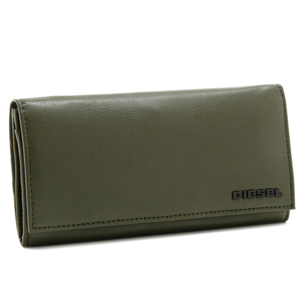 訳有【即買&送料無料4980】ディーゼルDIESEL 長財布 X02244(緑)