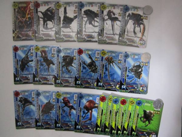 即決 新ムシキング2015 2nd ムシカード超大型コンプ全22種キラ