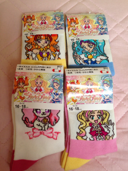 新品〇プリンセスプリキュア〇靴下8足セット〇16～18ソックス(靴下 