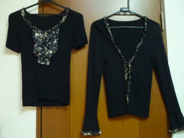 クレージュ シルク おしゃれな3点セット 美品 Courrèges希少80s クレージュ シルク おしゃれな3点セット 美品 Courrèges希少80s