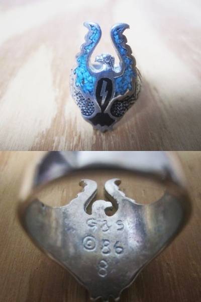 1986年 G&S サンダーバード リング 指輪 15号 / 80s ss ナチ USA