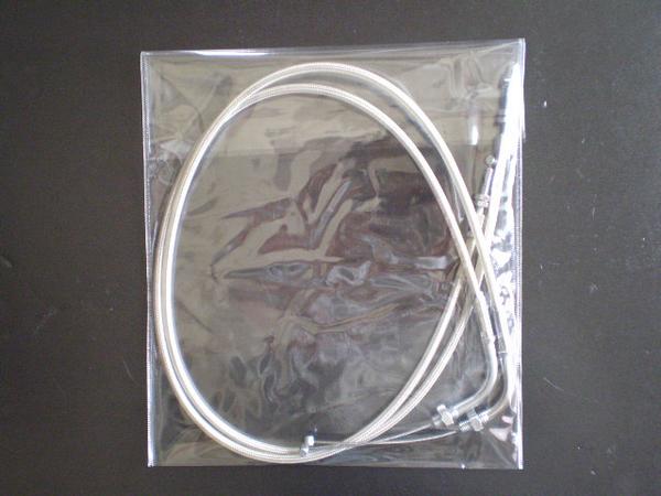 Z400FX メッシュアクセルワイヤー単品[+15] 日本製