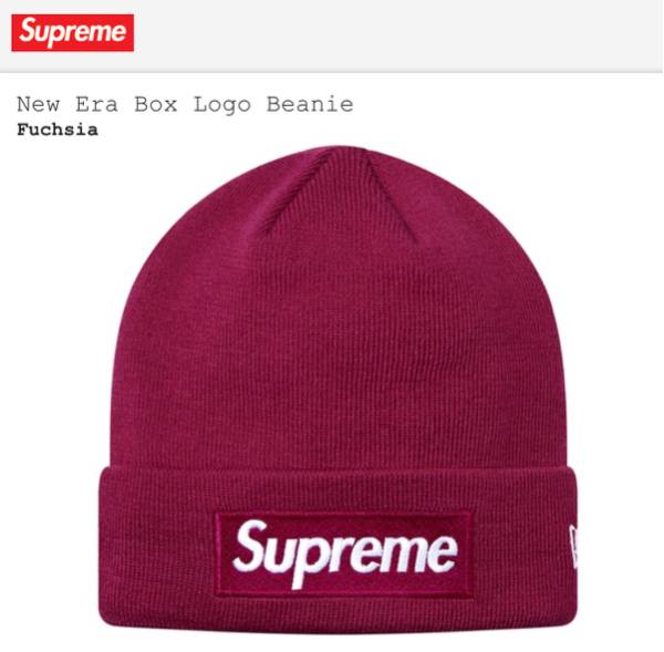 15aw Supreme new era box logo beanie ニューエラ 送料360円