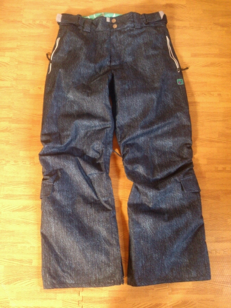 SANDS Lサイズ 美品訳有り デニム生地プリント？スノボー ウェア