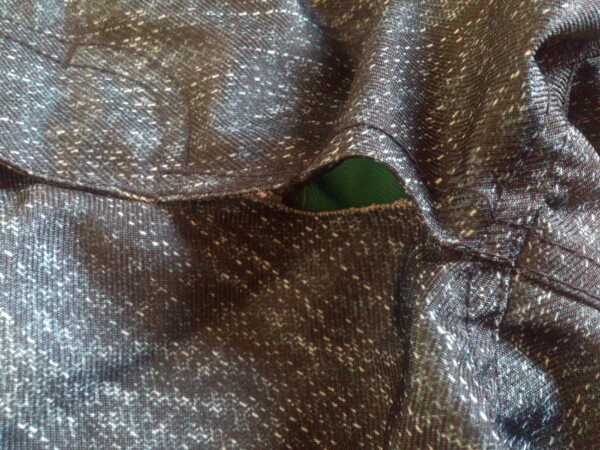 SANDS Lサイズ 美品訳有り デニム生地プリント？スノボー ウェア