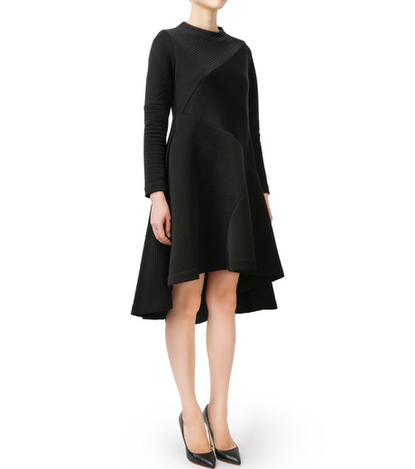 新作 ルシェルブルー 15AW グログランフレアワンピース ドレス