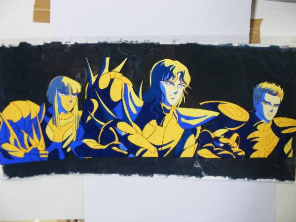 ☆聖闘士星矢「神闘士3人」のBANKセル画（荒木伸吾）(聖闘士星矢
