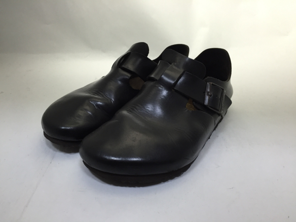 BIRKENSTOCK LONDON 41 26.5cm ビルケンシュトック レザー brown