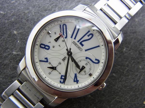 極美品☆セイコー　ルキア　デイデイト☆レディース腕時計5Y89