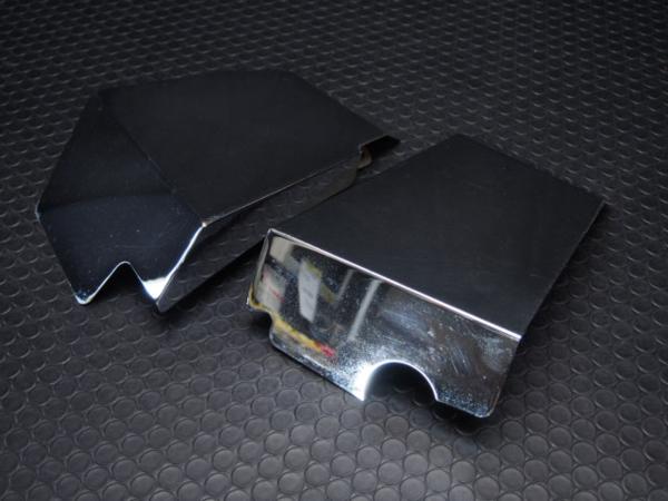 スティード400メッキ角ばったサイドカバー左右NC26チョッパー