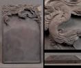 【金富士】清代 極上老抗端渓硯　雲龍紋彫刻 中国古玩唐物