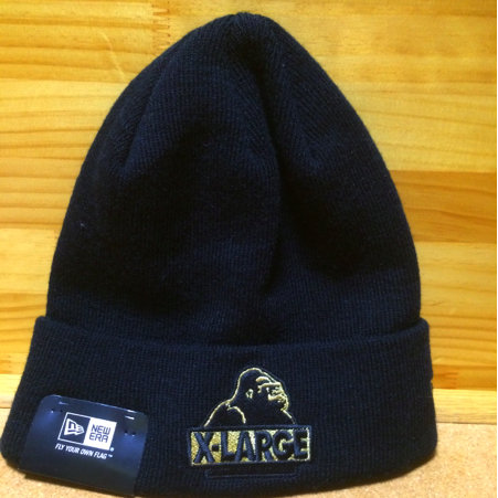 新品★ NEW ERA×X-LARGE ビーニー★ニット帽 エクストララージ