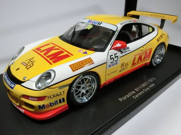 ☆限定☆ 1/18 ポルシェ 911 (997) GT3 カレラカップ アジア 55