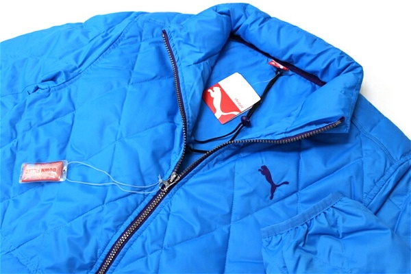 ★PUMA プーマ HEAT WARM ダウンジャケット 青[568033021N-M]二