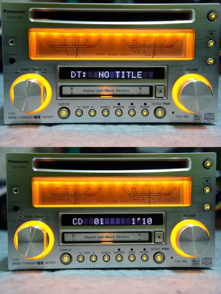 アナログメーター CQ-VX5500D 旧車にも リモコン・説明書付き
