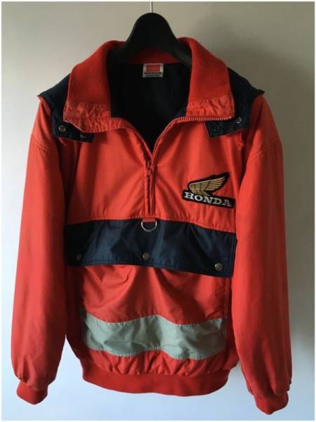 80s ホンダ HONDA プルオーバー レーシングジャケット デサント