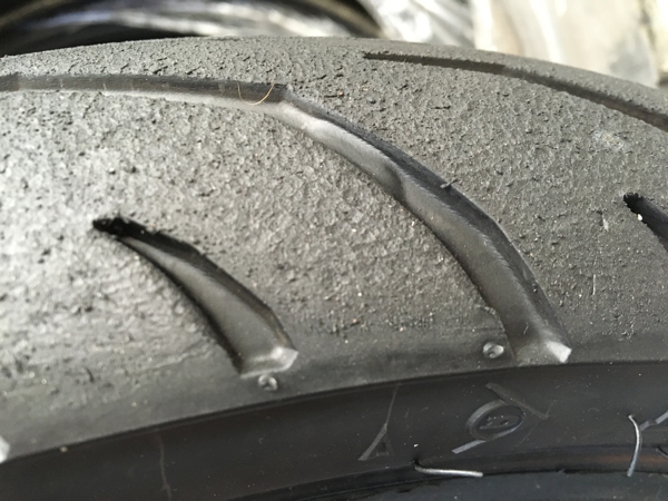 90/80/17 BT39-SS TT900GP レインタイヤ セット NS50R NS50F